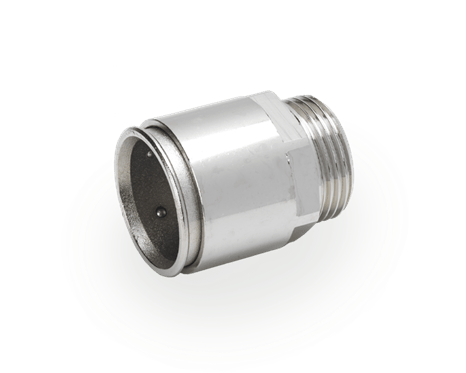Nickel plated brass patented quick coupling fittings ø16 - M. G3/8