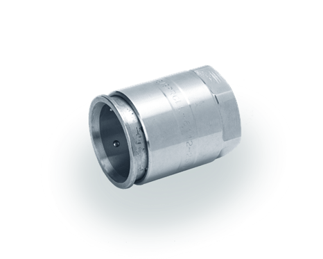 Nickel plated brass patented quick coupling fittings ø16 - F. G3/8
