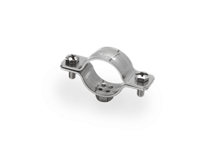 Heavy steel conduit clip collar whit lock nut