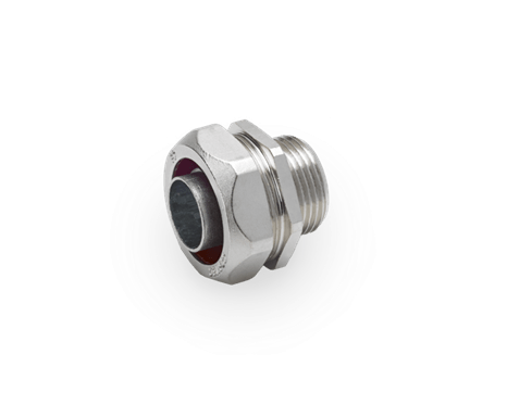 Male fixed connector PG07 flexible conduit 10