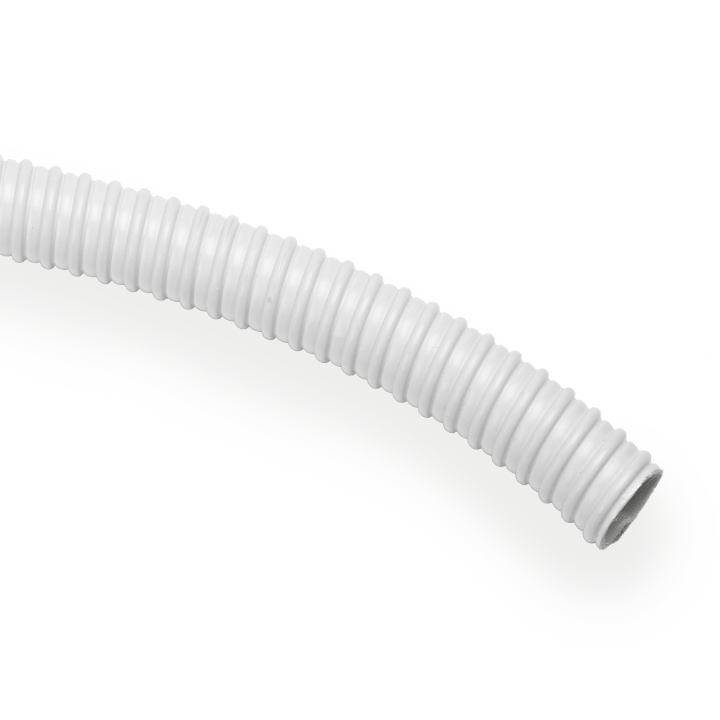 Tubo flessibile PVC spiralato ø50x57,2 Grigio. - 6080-50B