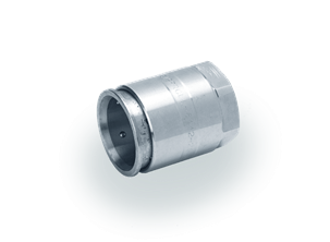 Raccordi tubo-filetto femmina in ottone nichelato