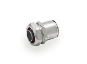 Raccordi tubo rigido-tubo flessibile in ottone nichelato