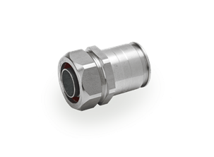 Raccordi tubo rigido-tubo flessibile in acciaio inox AISI 316L