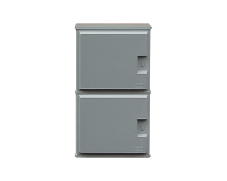 Fiberglass enclosure CV 714x1290x271 - 2compartments / DS4559