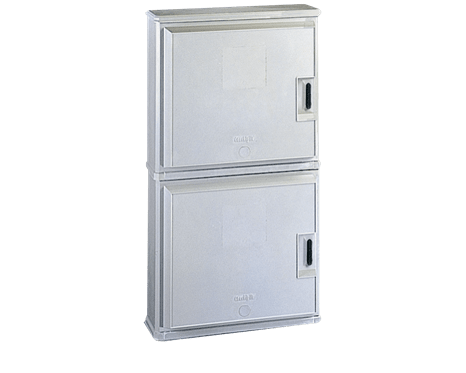 Fiberglass enclosure CV 714x1290x271 -2compartments