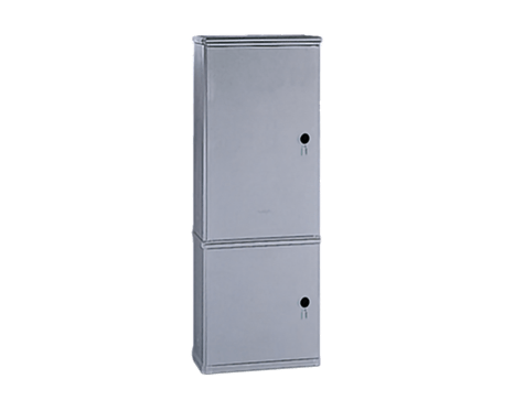 Fiberglass enclosure CV 546x1460x308 -2compartments / without lock