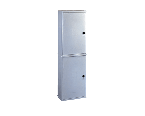 Fiberglass enclosure CV 546x1770x308 -2compartments / without lock