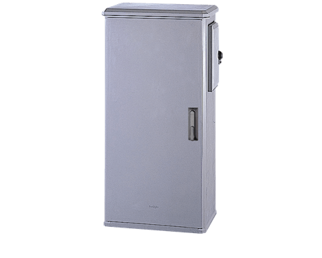 Fiberglass enclosure CV 720x1394x450 - 2compartments / GMI a lato