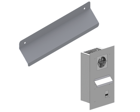 Deflettore aria interno in alluminio per condizionatori da parete 300-800W