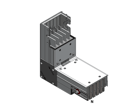 Standard horizontal angle Type 1, 200mm + 200mm, 4P, 160A