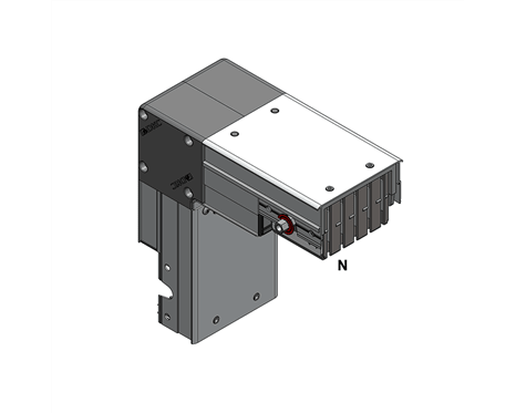 Standard horizontal angle Type 2, 200mm + 200mm, 4P, 160A