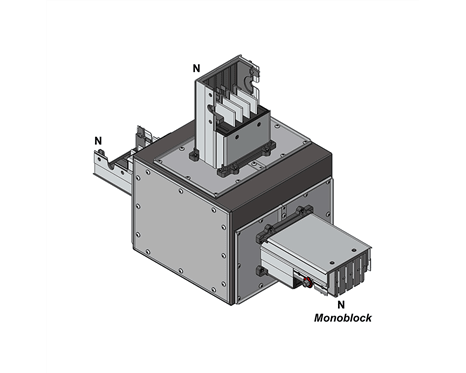 Horizontal T-element Type 1, 4P, 160A