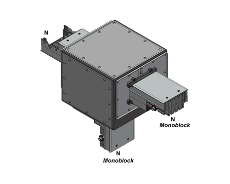 Horizontal T-element Type 4, 4P, 160A