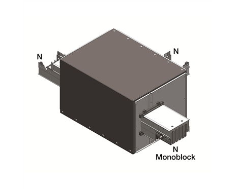 Vertical T-element Type 1, 4P, 160A