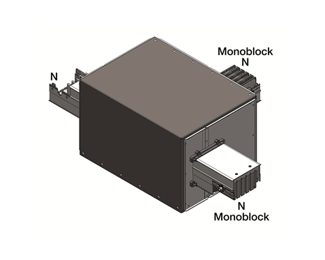 Vertical T-element Type 2, 4P, 160A