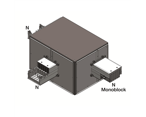 Vertical T-element Type 3, 4P, 160A