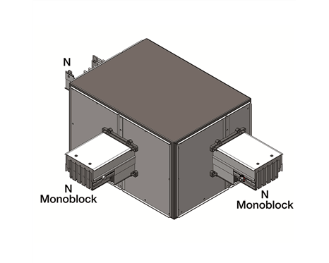 Vertical T-element Type 4, 4P, 160A
