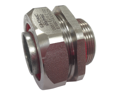 Raccordo metallico m.fisso M16 t.fless. 12 ATEX