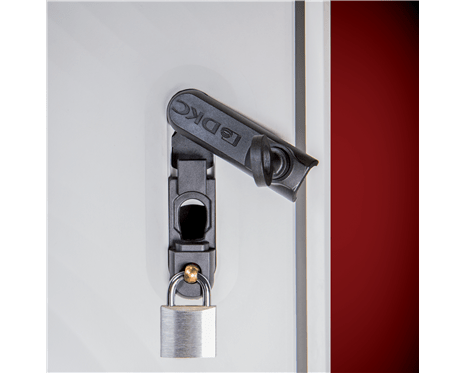 Lock for enclosure GRAFI installed - triangle key / lockable lever