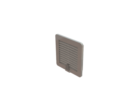 Ventilation grid with filter 150x150mm