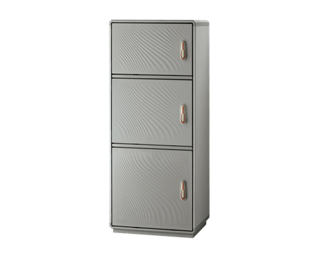 Fiberglass enclosure Grafi5-1390x580x330 -IP55 -3compartments