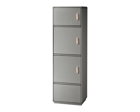 Fiberglass enclosure Grafi5-1840x580x330 -IP55 -3compartments+plinth