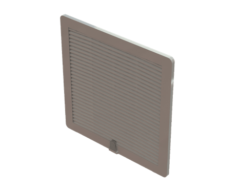 Ventilation grid with filter 325x325mm EMC