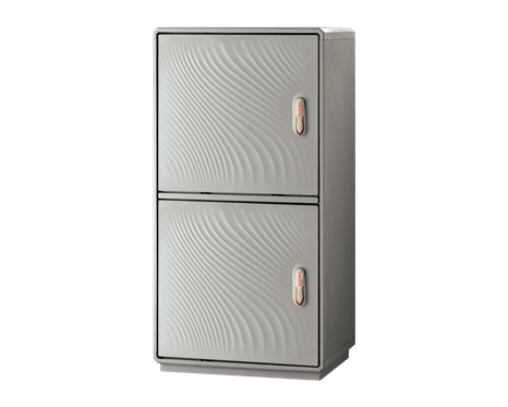 Fiberglass enclosure Grafi-7-940x685x330 -IP55 -2compartments