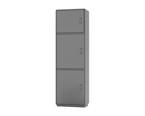 Fiberglass enclosure Grafi-7-1840x685x330 -IP55 -3compartments