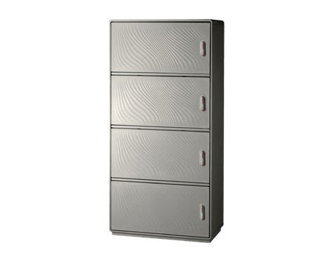 Fiberglass enclosure Grafi9-1840x910x330 -IP55 -4compartments