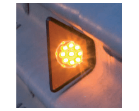 Indicator for Guardrail-One way-left/right side-Connection by shank and nut-330cd