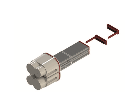 4P+4P 25A CU - Feeder + end cover Type 1