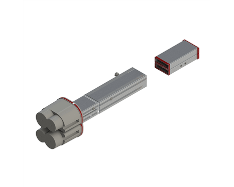 4P+4P 25A CU - Feeder + end cover Type 2
