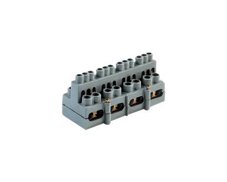 Multiple terminal block - 4 poles - 7 ways/pole - 35 mmq