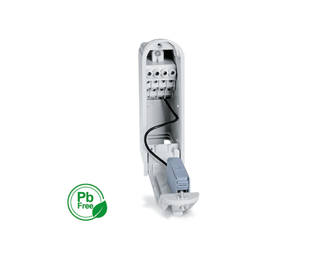 MORSETTIERA da PALO Pb free - 2 poli / 1 fusibile / feritoia 45x186