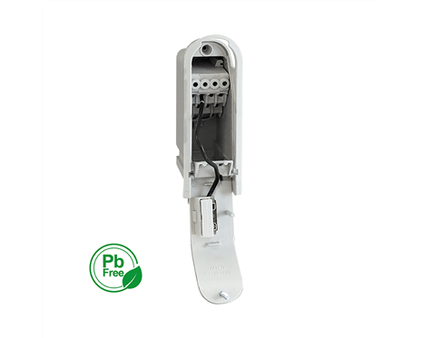 MORSETTIERA da PALO Pb free - 4 poli / 1 fusibile / Feritoia 38x132