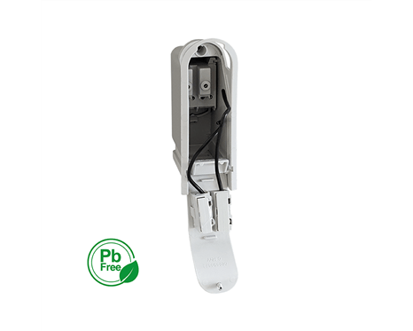 MORSETTIERA da PALO Pb free - 4 poli / 2 fusibili / Feritoia 38x132