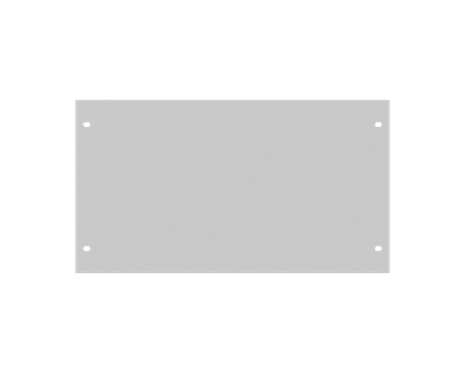 Pannello rack 19'' 1 He