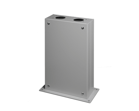 STEEL PEDESTAL without frame - for boxes depth 245mm