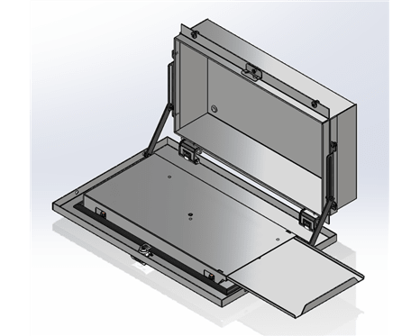 Foldable Keyboard Shelf  L. 600
