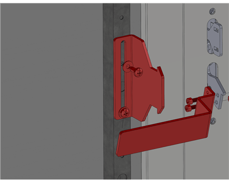 Main door security lock