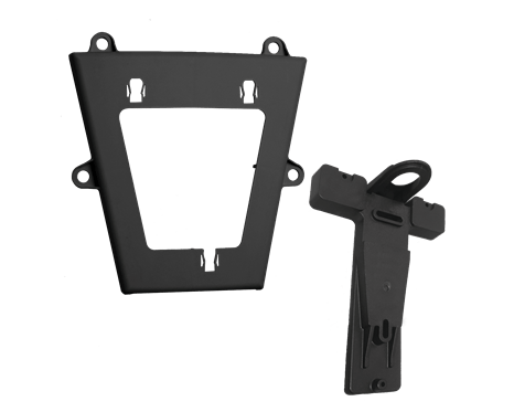 Bracket fasteners with frame for quick fixing