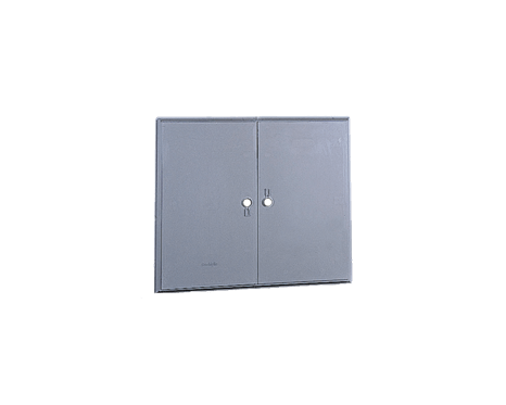 Masonry niches door 1045x870 - IP43 / door with 2 wings/ Without lock