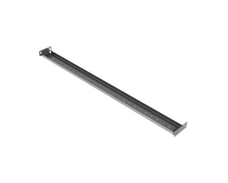 Traversa di fissaggio supporti per barre - cavi sul fondo dell'armadio L1000