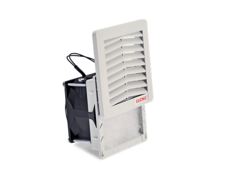 Filtro di dimensioni 110 x 110 mm, con ventilatore 115Vac
