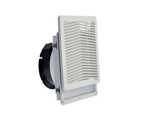 Filtro di dimensioni 250 x 250 mm, con ventilatore 115Vac